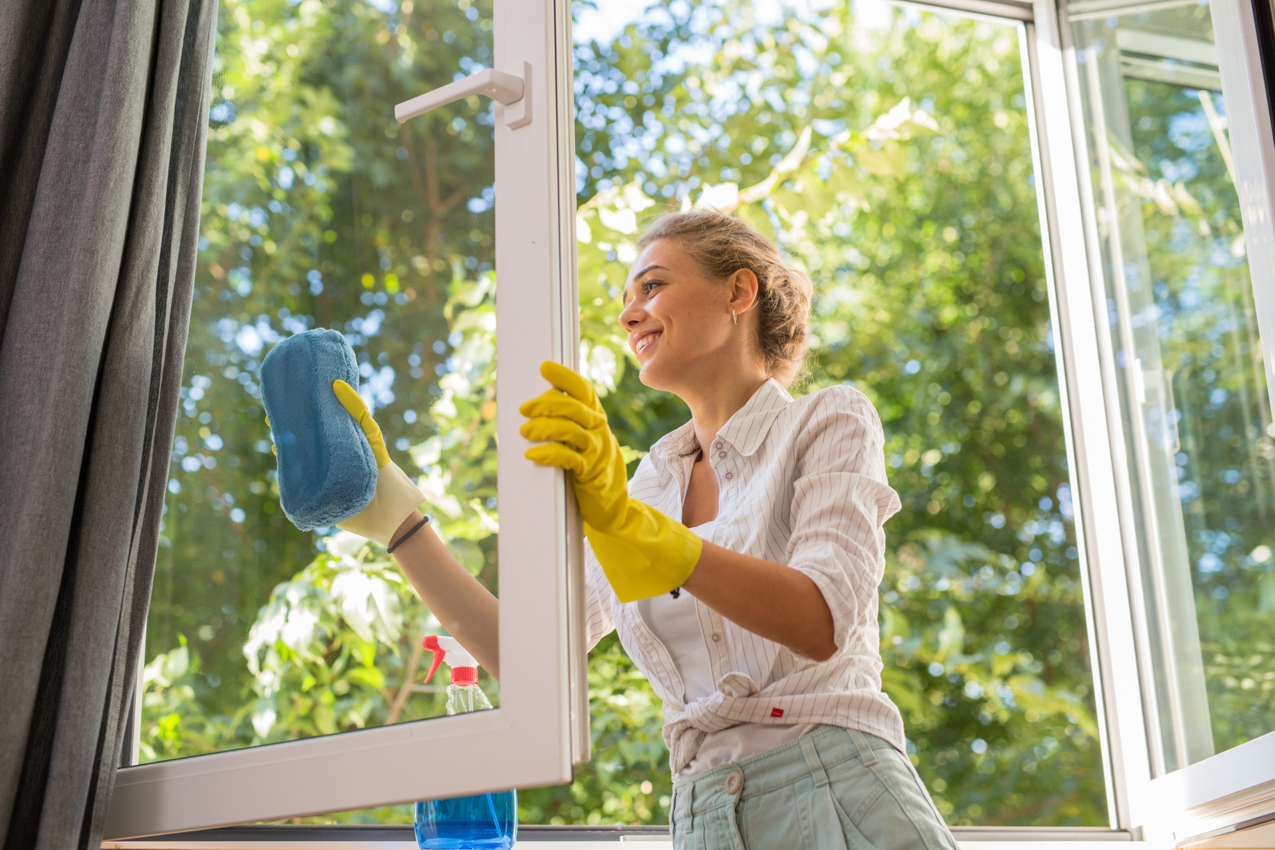 Cleaning Tips for Streak-Free Shiny Windows from a Pro